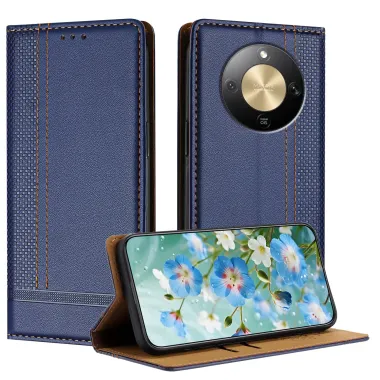 Housse Honor Magic 8 Lite / X9d 5G Lignes Structurées avec Porte-Carte