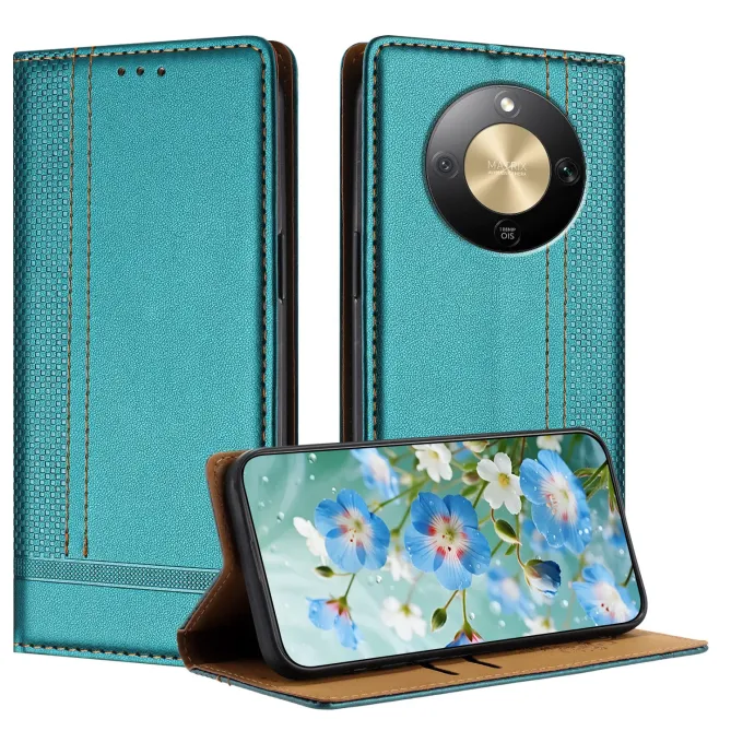 Housse Honor Magic 8 Lite / X9d 5G Lignes Structurées avec Porte-Carte