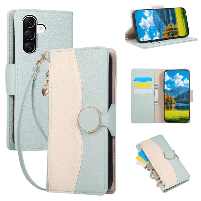 Housse Samsung Galaxy A57 Portefeuille Bicolore | CANDICE