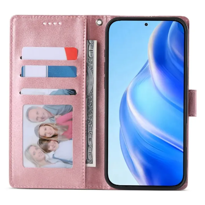 Housse Honor Magic 8 Lite portefeuille cuir avec dragonne
