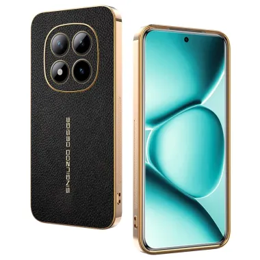 Coque Xiaomi Redmi Note 15 Pro Plus / Poco M8 Pro 5G Simili Cuir Grain