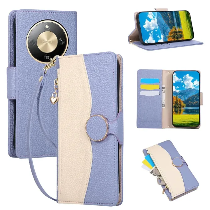 Housse Honor Magic 8 Lite / X9d 5G Portefeuille Bicolore | CANDICE