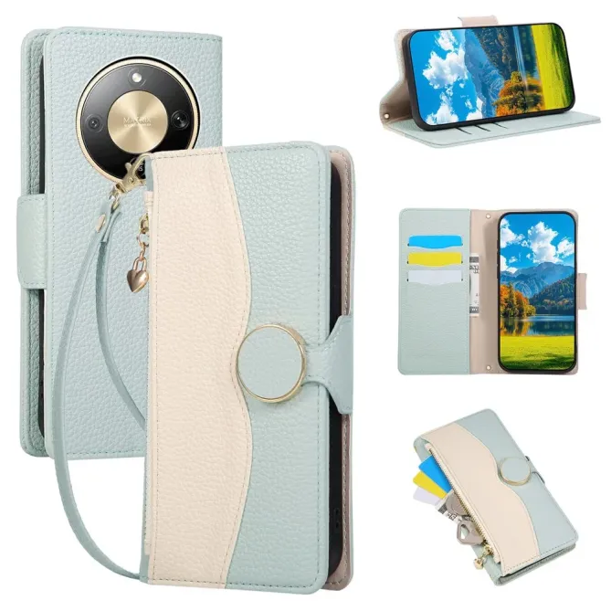 Housse Honor Magic 8 Lite / X9d 5G Portefeuille Bicolore | CANDICE