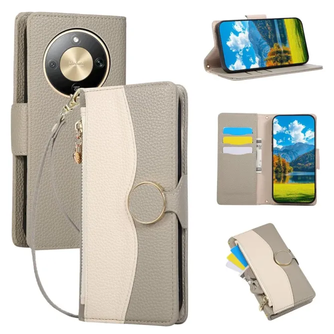 Housse Honor Magic 8 Lite / X9d 5G Portefeuille Bicolore | CANDICE