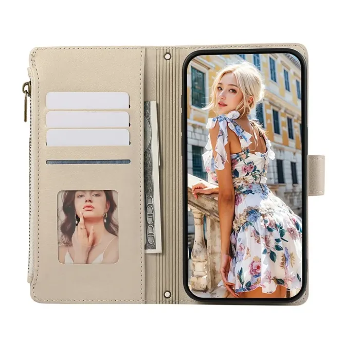 Housse Honor Magic 8 Lite / X9d 5G Portefeuille Zippé | MATHILDE