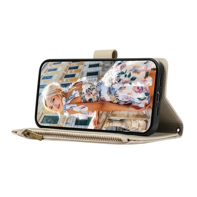 Housse Honor Magic 8 Lite / X9d 5G Portefeuille Zippé | MATHILDE