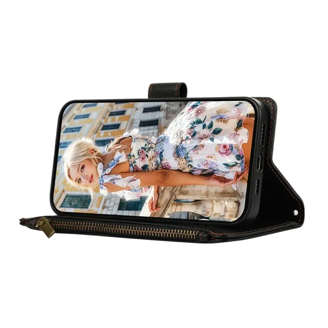 Housse Honor Magic 8 Lite / X9d 5G Portefeuille Zippé | MATHILDE