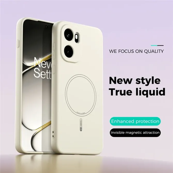 Coque OnePlus 15R MagSafe Silicone Liquide