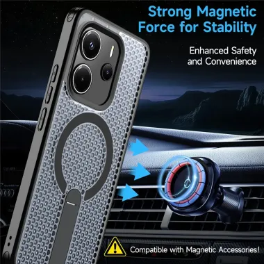 Coque Xiaomi Redmi Note 14 4G MagSafe ventilée support | AERO