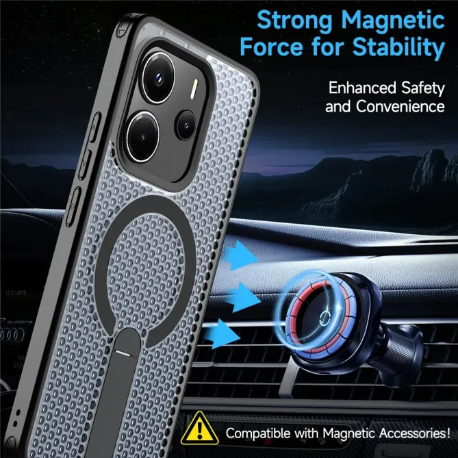 Coque Xiaomi Redmi Note 14 4G MagSafe ventilée support | AERO