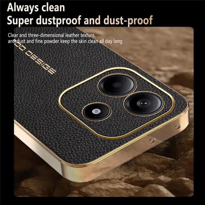 Coque Xiaomi Redmi Note 14 4G Simili Cuir Grainée | VENDÔME