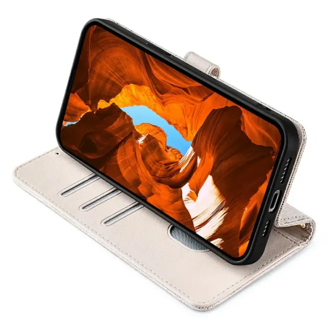 Housse Honor Magic 8 Lite / X9d 5G Portefeuille à Chaîne | Effet Sequi