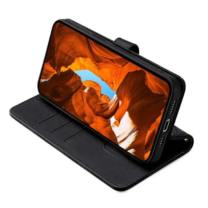 Housse Honor Magic 8 Lite / X9d 5G Portefeuille à Chaîne | Effet Sequi