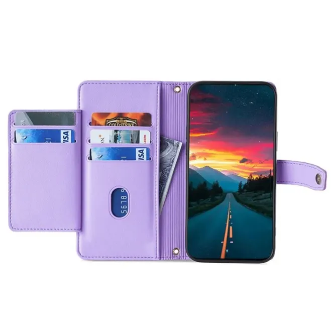 Housse Honor Magic 8 Lite / X9d 5G Portefeuille avec Lanière