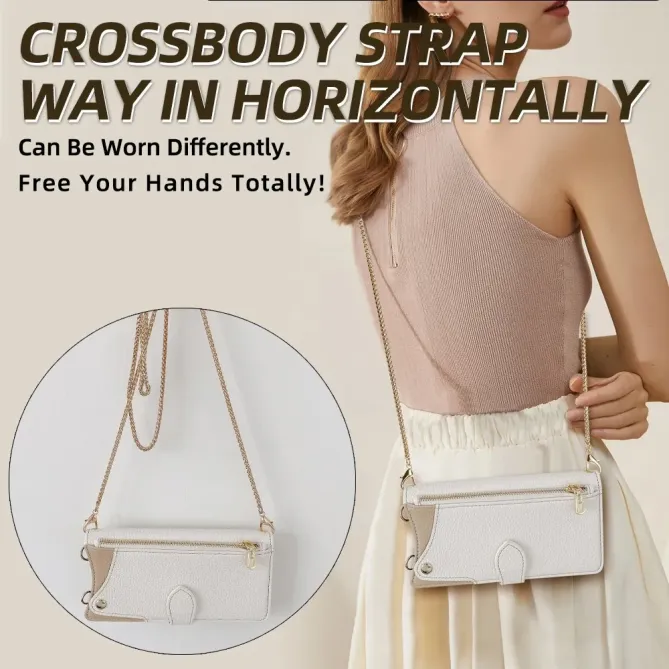 Housse Honor Magic 8 Lite / X9d 5G avec Miroir et Bandoulière Chaîne Z