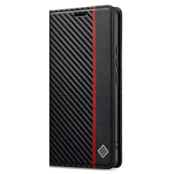 Flip cover Xiaomi Poco M8 5G / Redmi Note 15 5G / 15 4G fibre de carbo