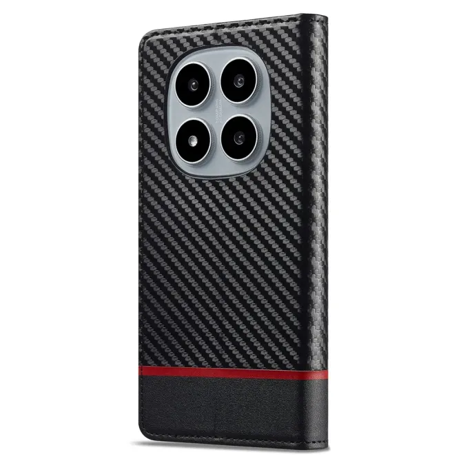 Flip cover Xiaomi Poco M8 5G / Redmi Note 15 5G / 15 4G fibre de carbo