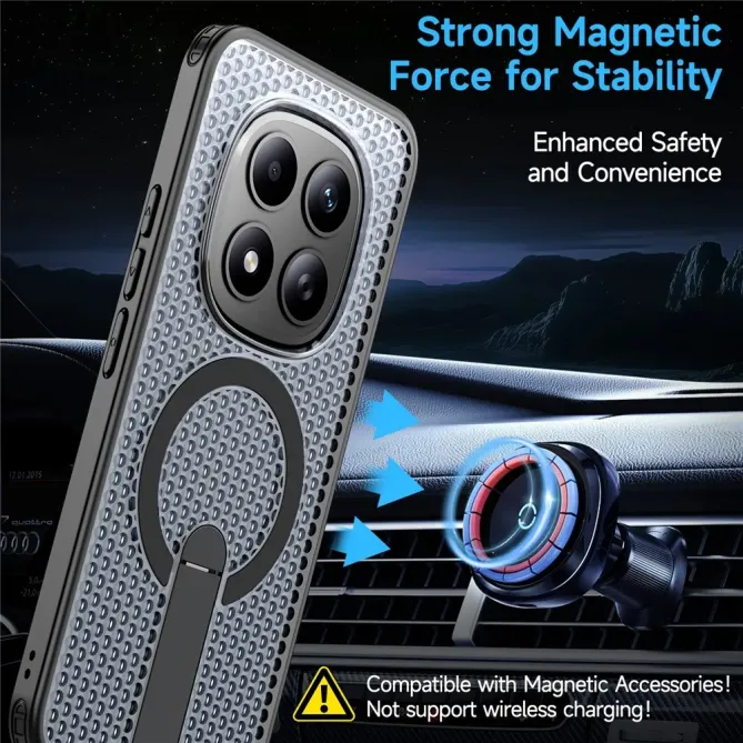 Coque Xiaomi Redmi Note 15 Pro+ 5G / Poco M8 Pro 5G MagSafe ventilée s