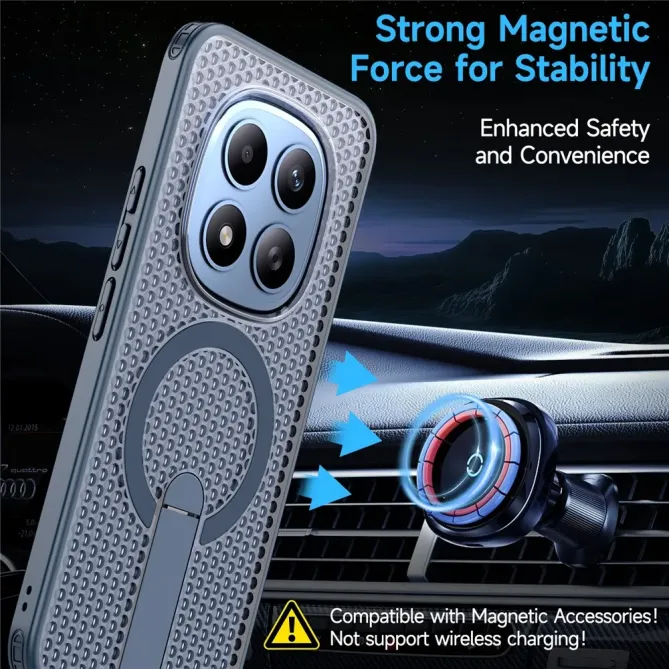 Coque Xiaomi Redmi Note 15 Pro+ 5G / Poco M8 Pro 5G MagSafe ventilée s