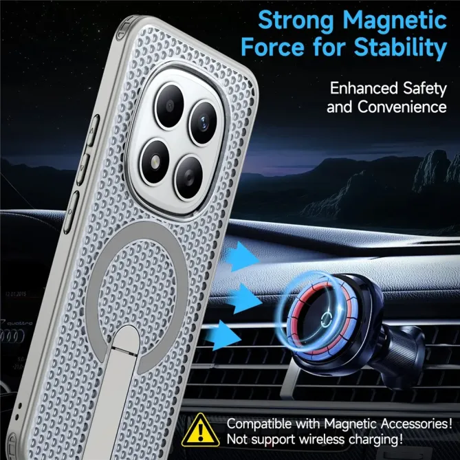 Coque Xiaomi Redmi Note 15 Pro+ 5G / Poco M8 Pro 5G MagSafe ventilée s