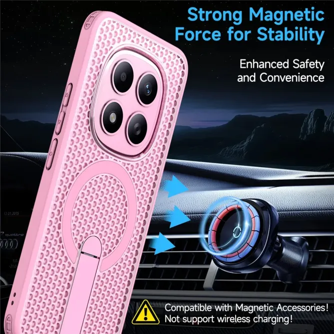 Coque Xiaomi Redmi Note 15 Pro+ 5G / Poco M8 Pro 5G MagSafe ventilée s