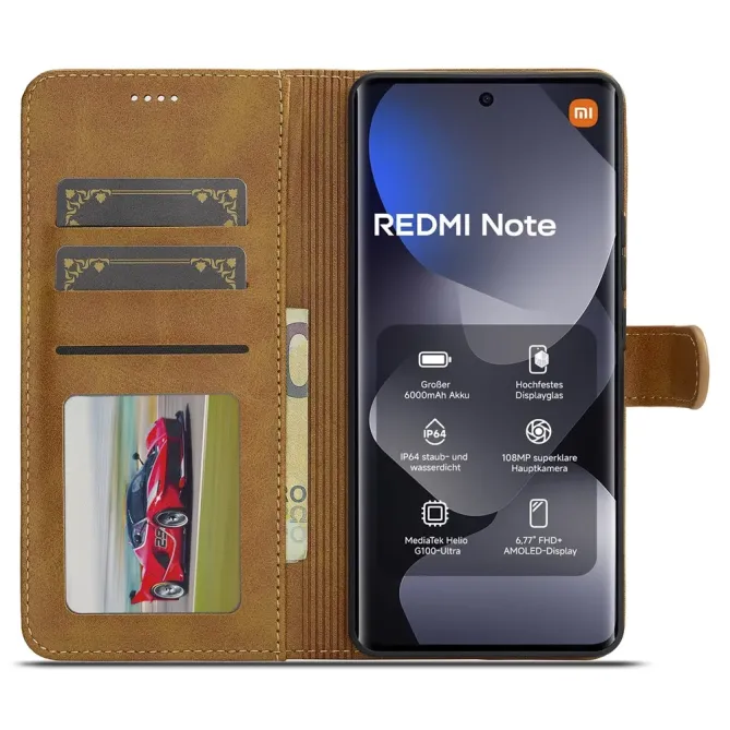 Housse Xiaomi Redmi Note 15 Pro Plus / Poco M8 Pro 5G Effet Cuir LC.IM
