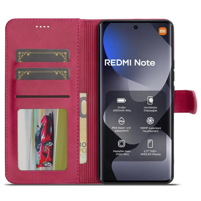 Housse Xiaomi Redmi Note 15 Pro Plus / Poco M8 Pro 5G Effet Cuir LC.IM