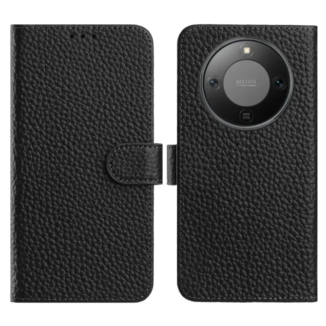 Housse Honor Magic 8 Lite / X9d 5G en Cuir Grainé | LITCHI