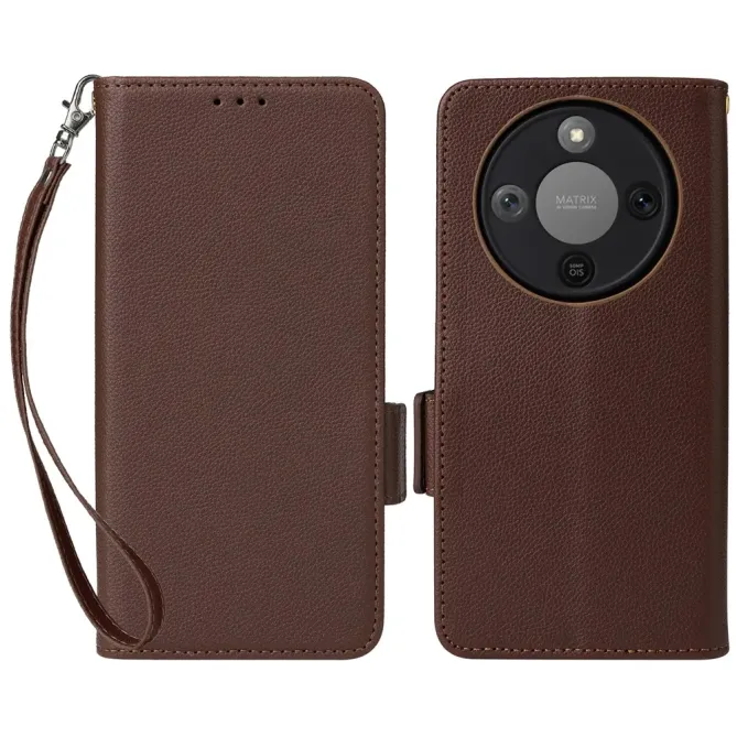 Housse Honor Magic 8 Lite / X9d 5G effet cuir à Lanière | FOLKEN
