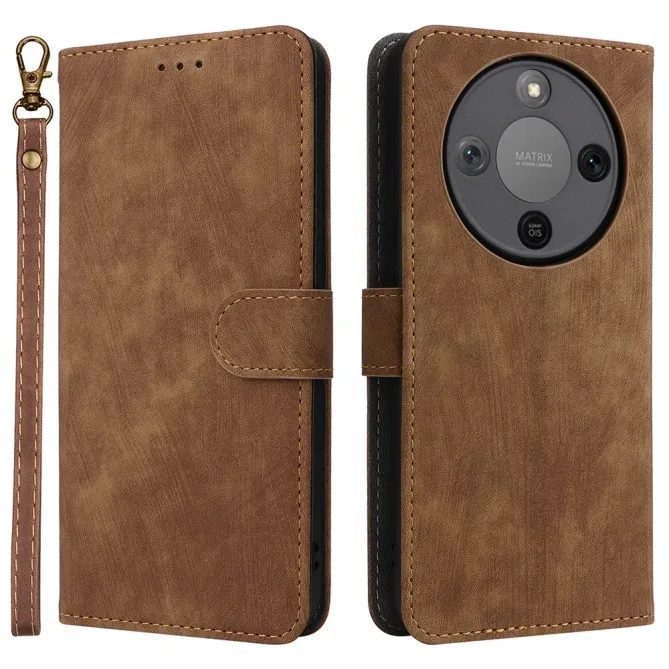 Housse Honor Magic 8 Lite / X9d 5G Rétro à Lanière| MAGNETIK