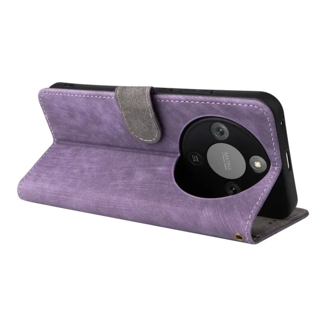 Housse Honor Magic 8 Lite / X9d 5G Rétro à Lanière| MAGNETIK