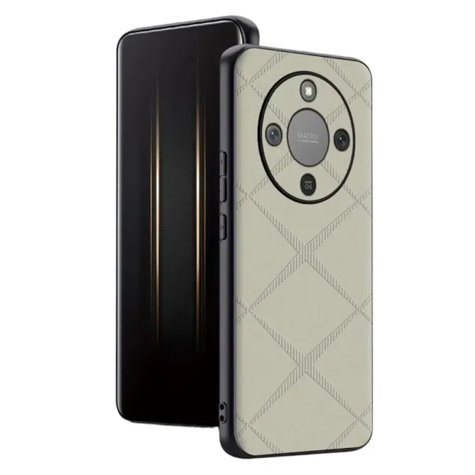 Coque OnePlus 15R motif X relief effet cuir