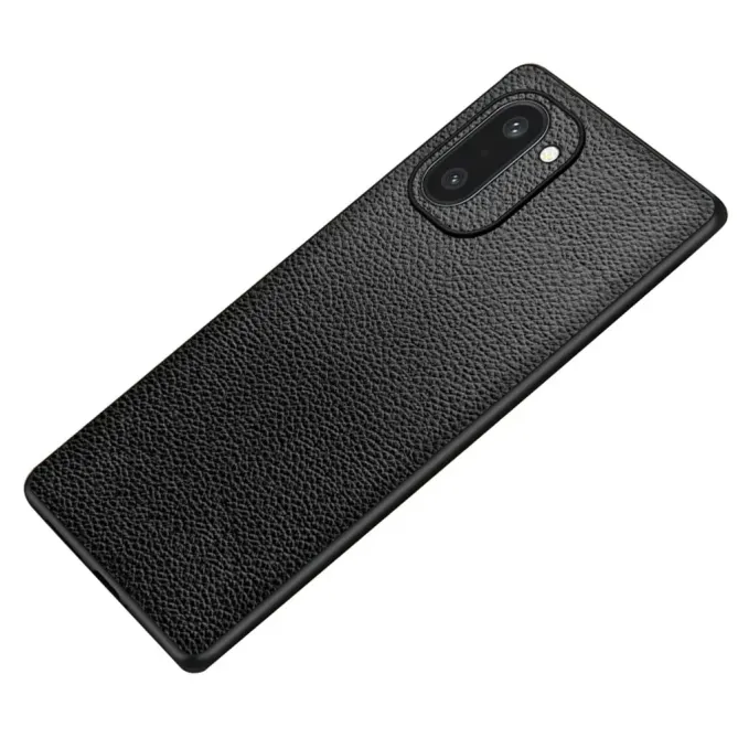 Coque OnePlus 15R Effet Cuir Grainé Fine Légère