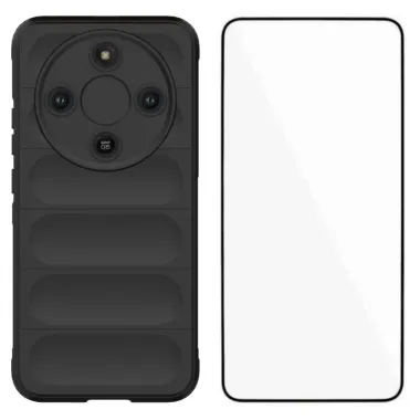 Coque Honor Magic 8 Lite / X9d 5G Rugged silicone avec verre trempé