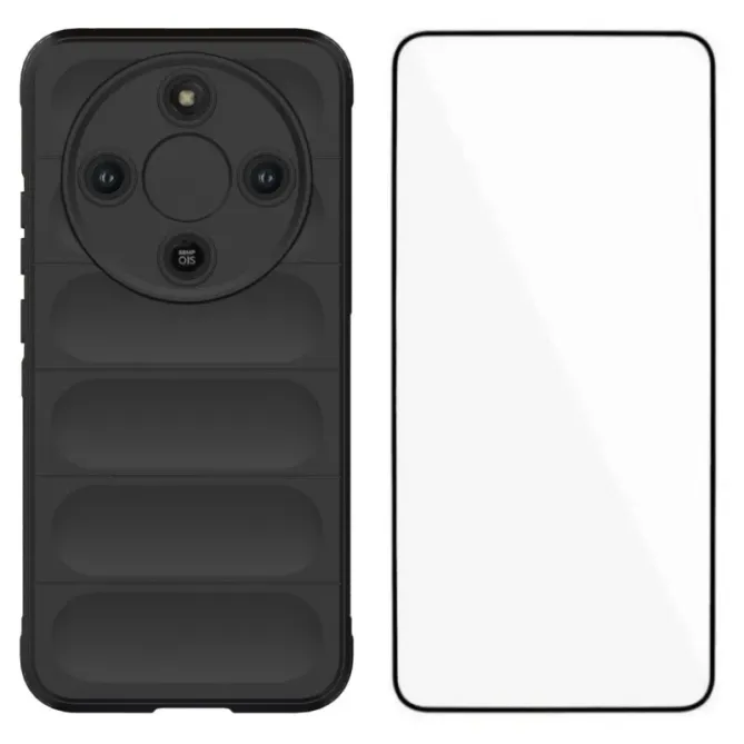 Coque Honor Magic 8 Lite / X9d 5G Rugged silicone avec verre trempé