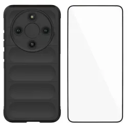 Coque Honor Magic 8 Lite / X9d 5G Rugged silicone avec verre trempé