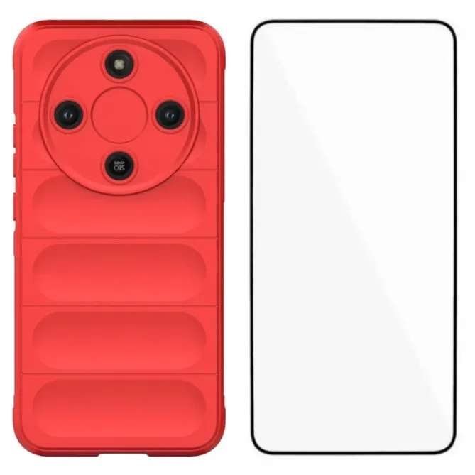 Coque Honor Magic 8 Lite / X9d 5G Rugged silicone avec verre trempé