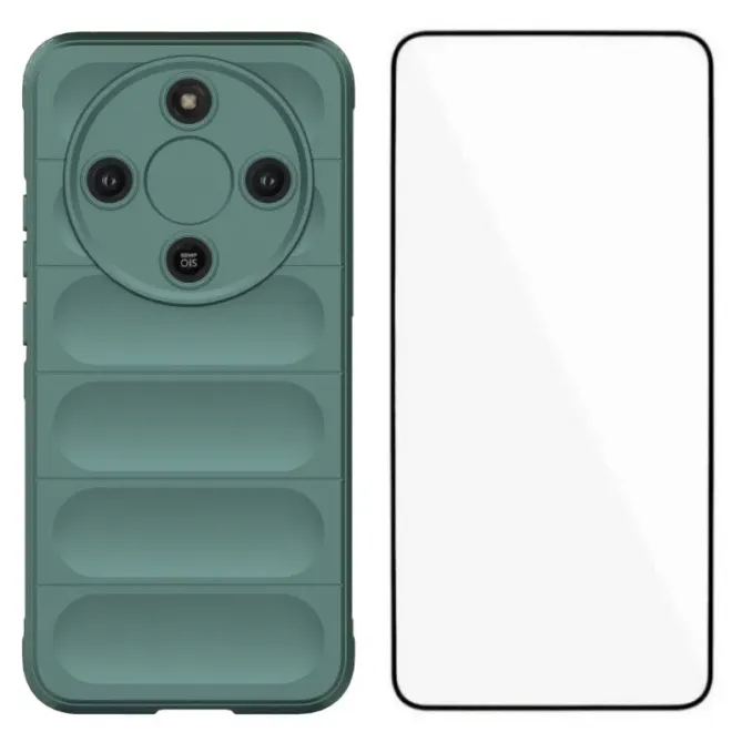 Coque Honor Magic 8 Lite / X9d 5G Rugged silicone avec verre trempé