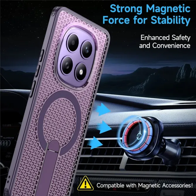 Coque Xiaomi Poco M8 5G / Redmi Note 15 5G / 15 4G MagSafe ventilée su