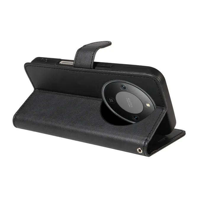 Housse Honor Magic 8 Lite / X9d 5G Sylvette simili cuir avec lanière