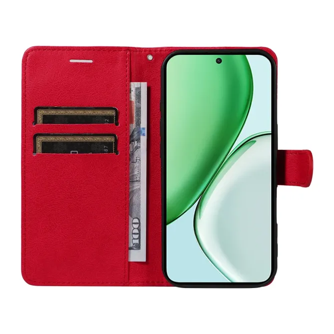 Housse Honor Magic 8 Lite / X9d 5G Sylvette simili cuir avec lanière