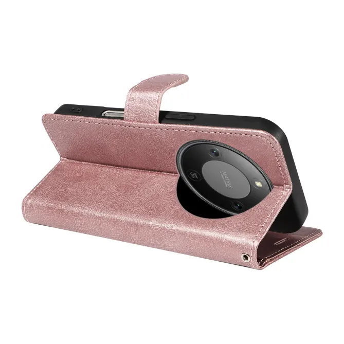 Housse Honor Magic 8 Lite / X9d 5G Sylvette simili cuir avec lanière