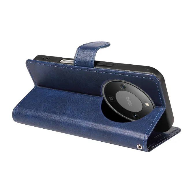 Housse Honor Magic 8 Lite / X9d 5G Sylvette simili cuir avec lanière