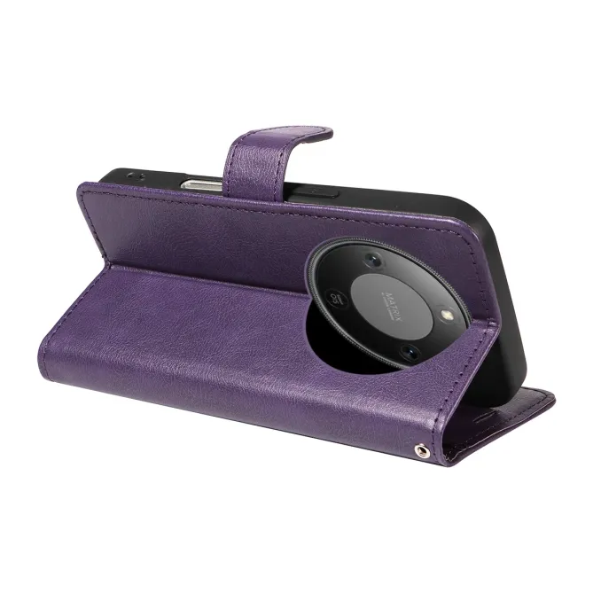 Housse Honor Magic 8 Lite / X9d 5G Sylvette simili cuir avec lanière