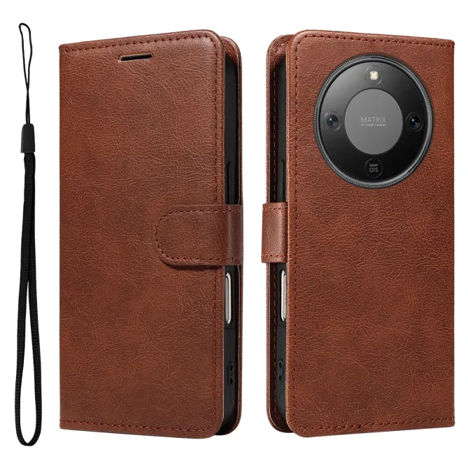 Housse Honor Magic 8 Lite / X9d 5G Sylvette simili cuir avec lanière