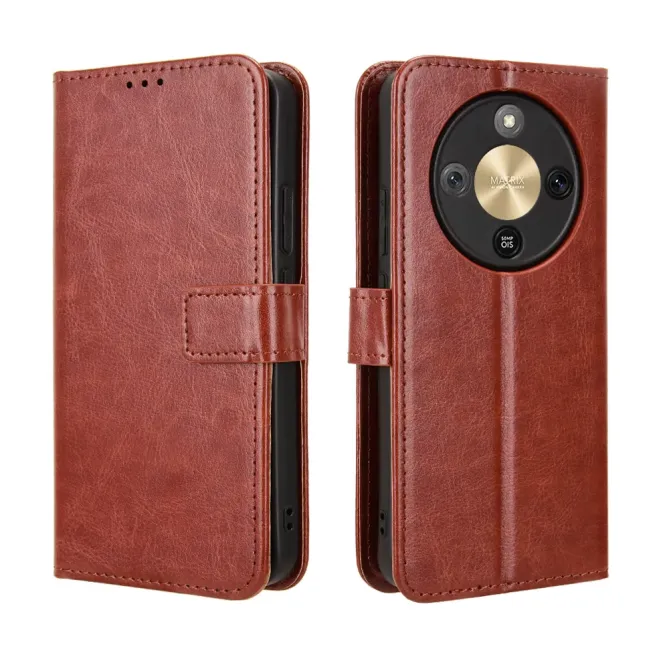 Housse Honor Magic 8 Lite / X9d 5G | Cuir Patiné Style Vintage