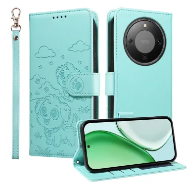 Housse Honor Magic 8 Lite / X9d 5G Chiens en Relief | CUDDLE