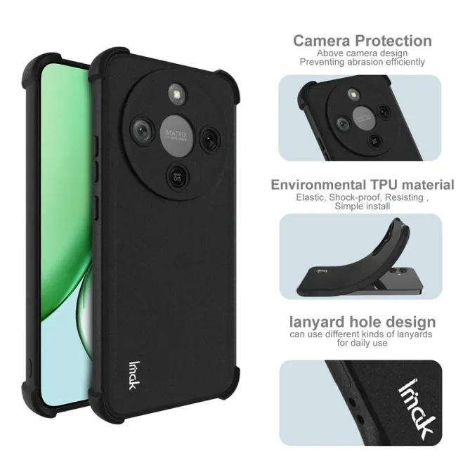 Coque Honor Magic 8 Lite / X9d 5G class protect - Noir mat