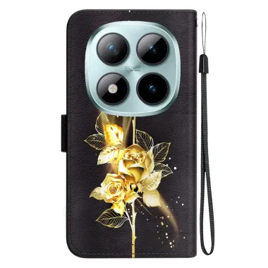 Housse Xiaomi Poco M8 Pro 5G / Redmi Note 15 Pro+ 5G Roses Dorées