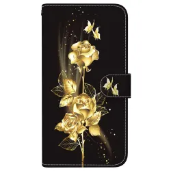Housse Xiaomi Poco M8 Pro 5G / Redmi Note 15 Pro+ 5G Roses Dorées